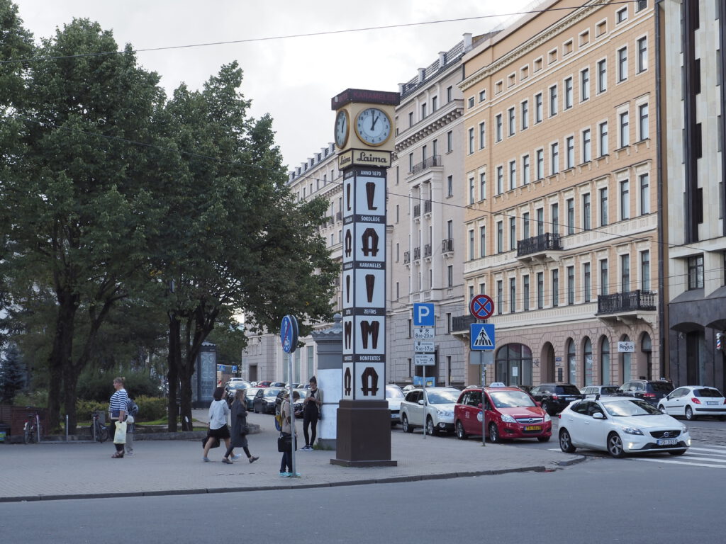 Laimas pulkstenis, Riga
