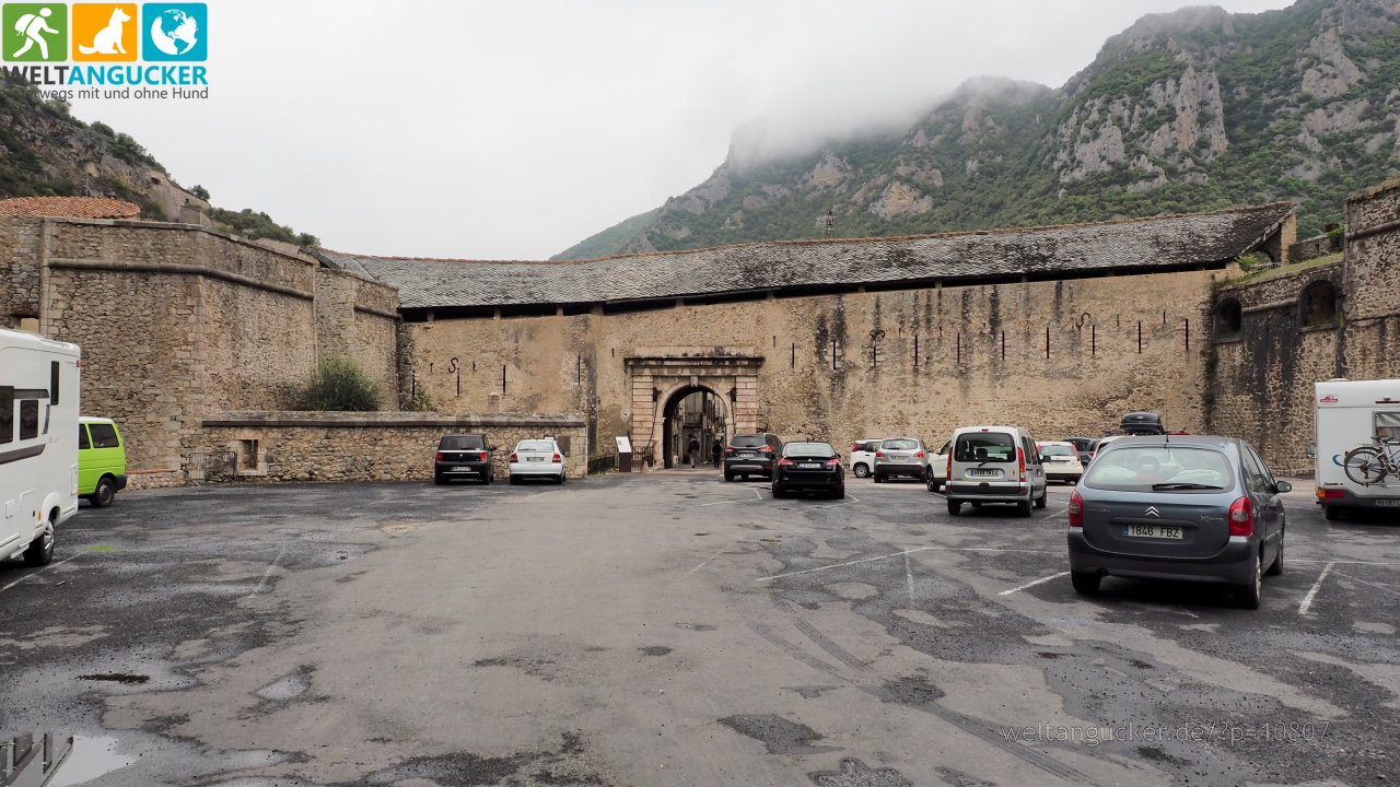 Porte d'Espagne - Villefranche-de-Conflent (Pyrénées catalanes, Pyrénées-Orientales, Occitanie, Frankreich)