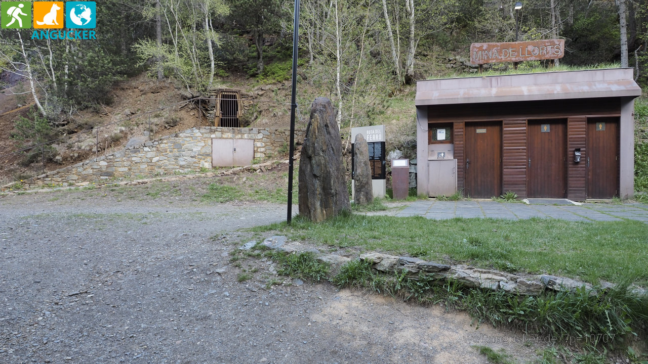 Mina de Llorts, Ruta del Ferro (Llorts, Ordino, Andorra)