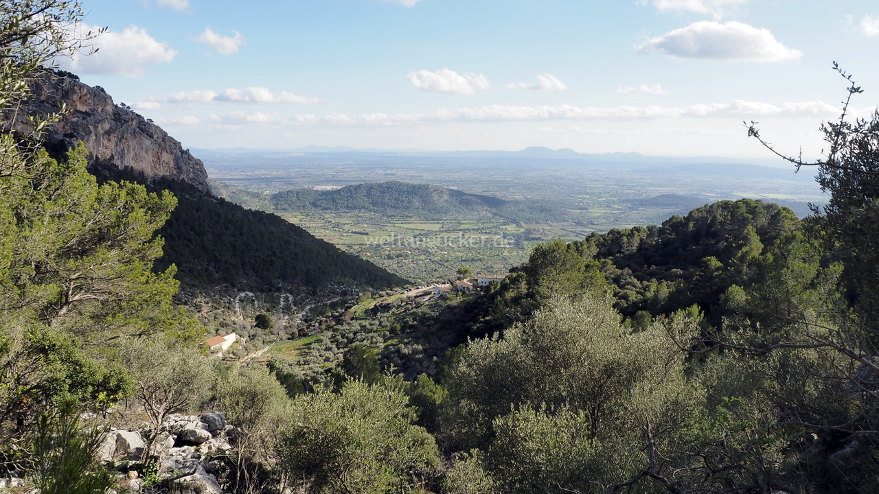 Blick vom Puig d'Alaró (Mallorca, Spanien)