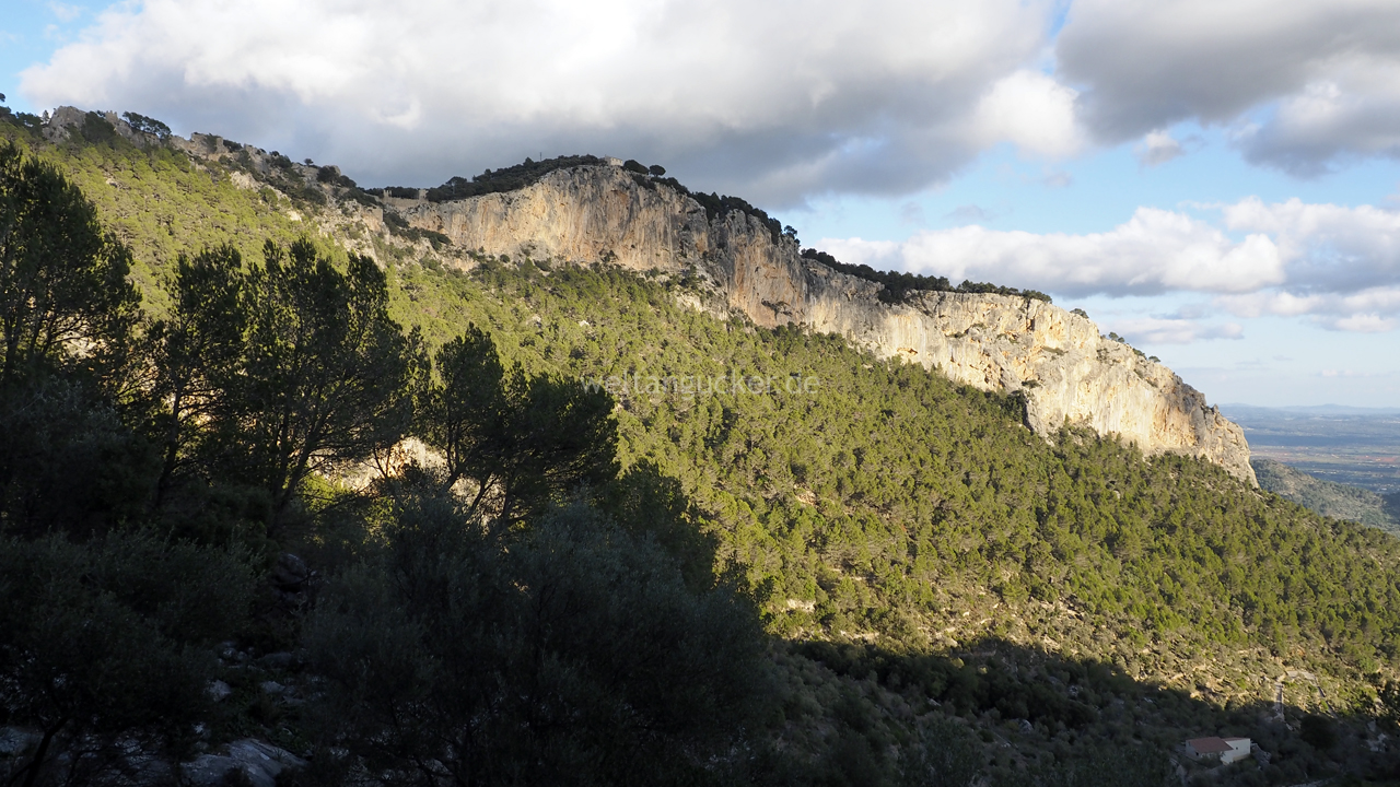 Blick auf den Puig d'Alaró (Mallorca, Spanien)