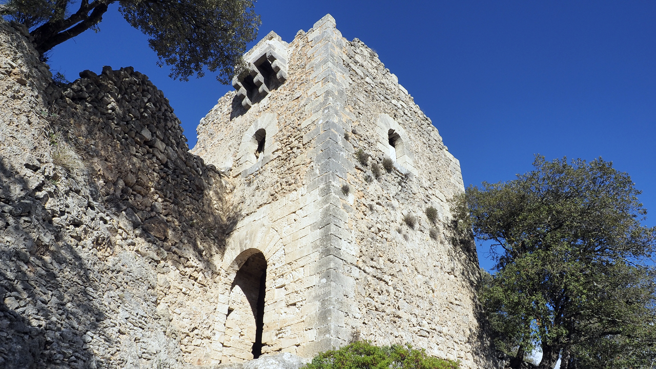 Torre de l’Homenatge im Castell d'Alaró (Mallorca, Spanien)