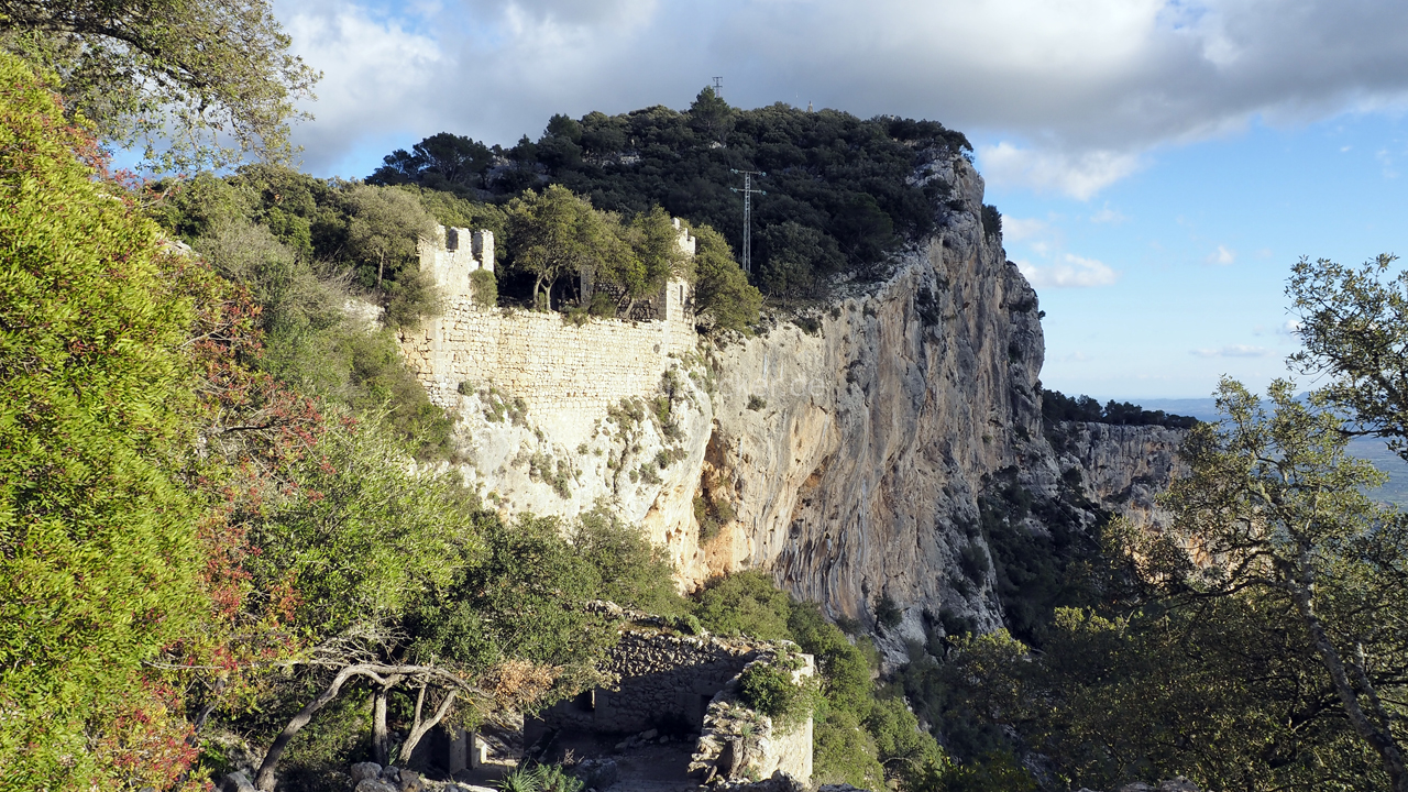 Blick vom Castell d'Alaró (Mallorca, Spanien)