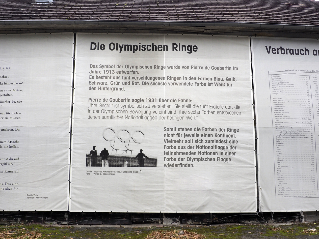 Das Speisehaus der Nationen im Olympischen Dorf von 1936 (Elstal, Brandenburg, Deutschland)