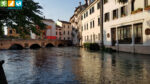 Canale della Pescheria in Treviso (Venetien, Italien)