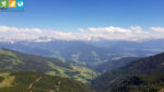Panorama über die Dolomiten vom Latzfonser Kreuz (Sarntal, Südtirol, Italien)