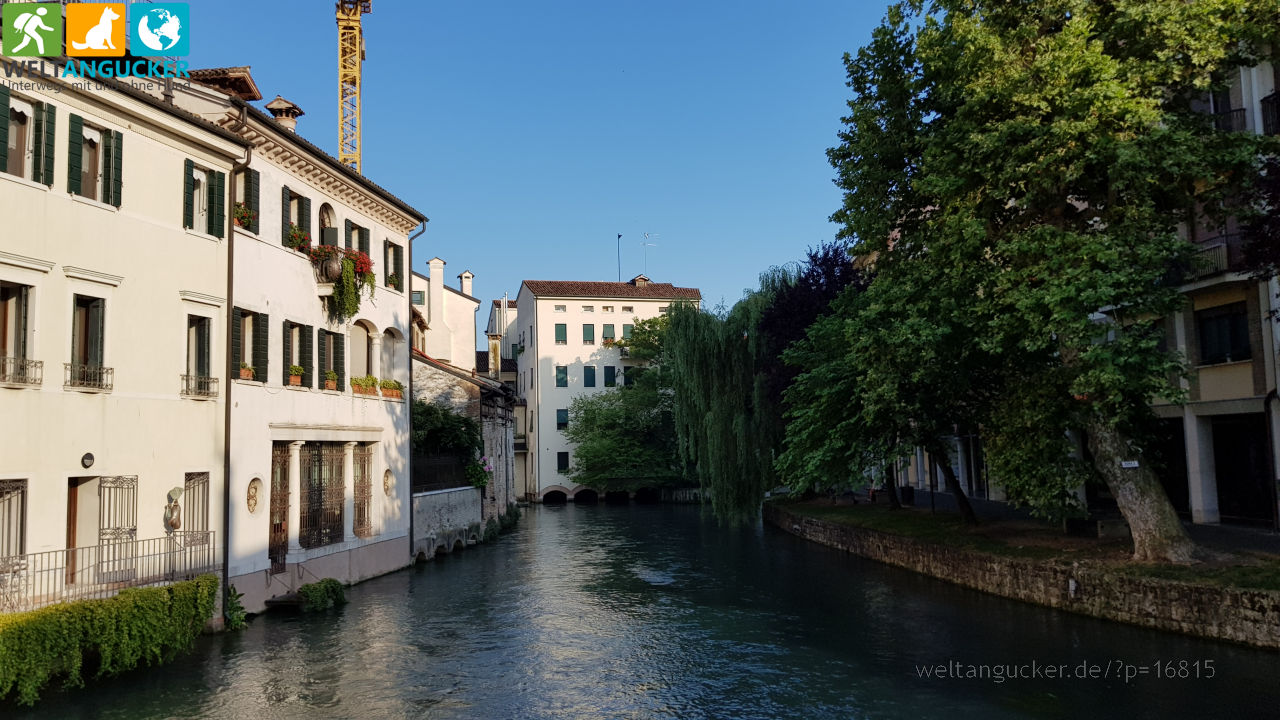 Canale della Pescheria in Treviso (Venetien, Italien)