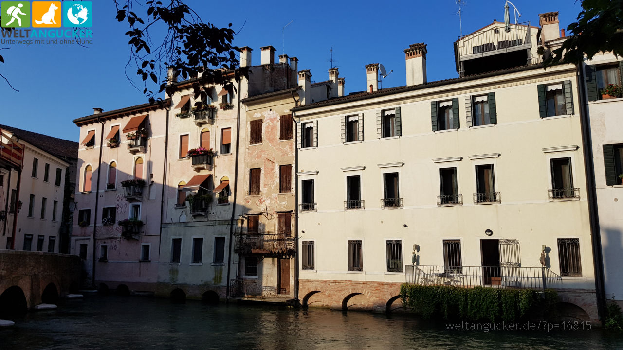 Canale della Pescheria in Treviso (Venetien, Italien)