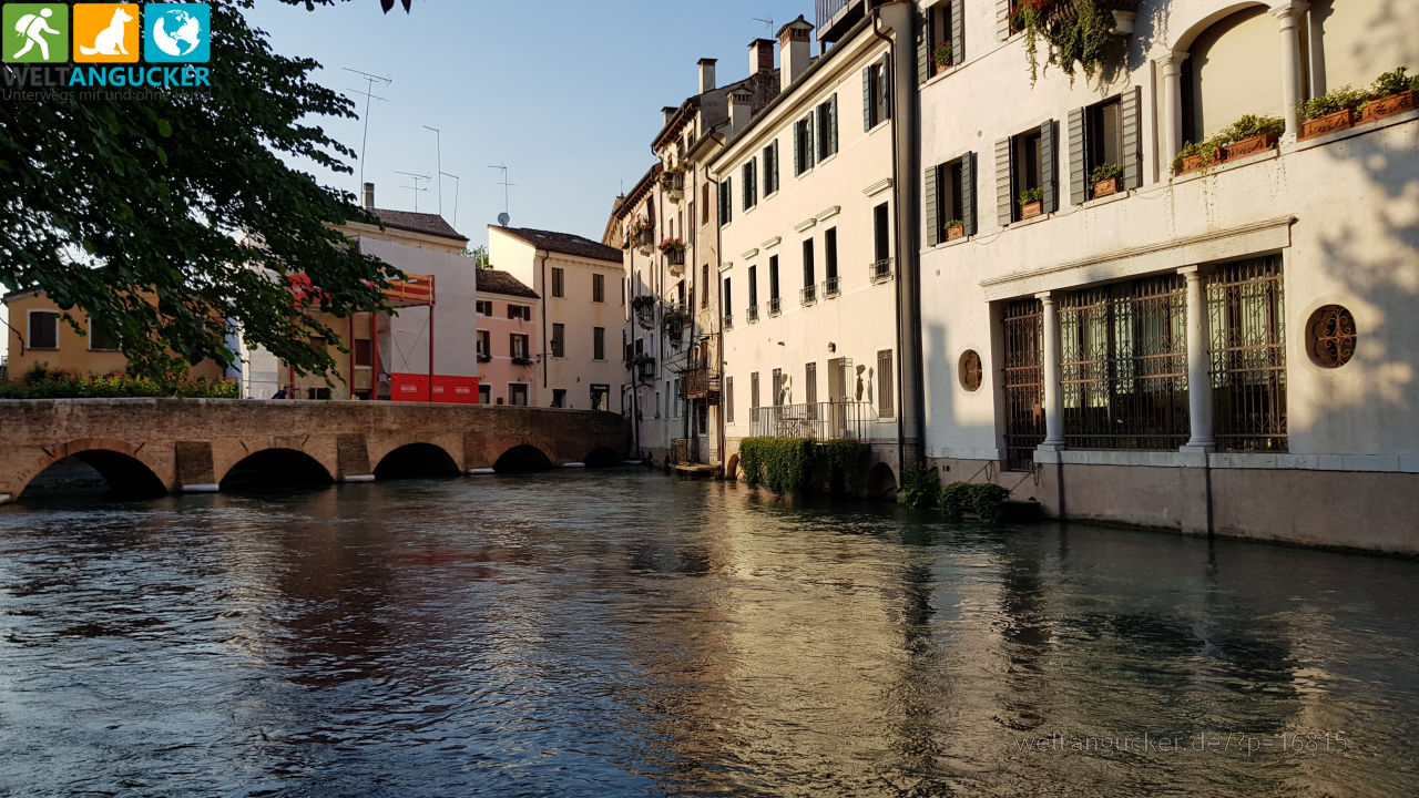 Canale della Pescheria in Treviso (Venetien, Italien)