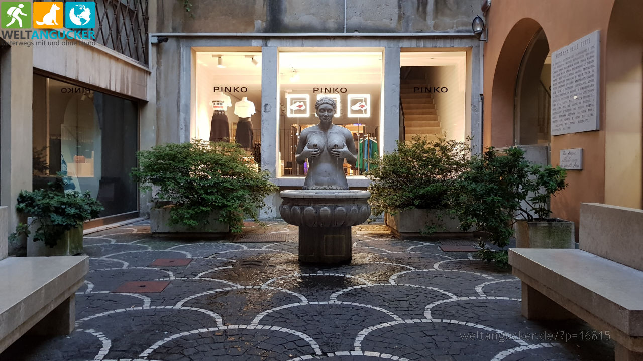 Fontana delle Tette in Treviso (Venetien, Italien)