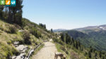 Panorama vom dem Wanderweg 11 zur Getrumalm in Reinswald (Sarntal, Südtirol, Italien)