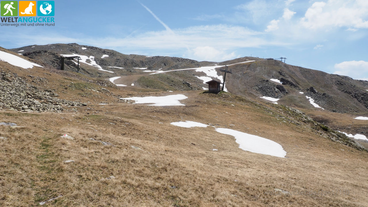 Blick auf den Sattele (Höhenrundweg 9B, Sarntal, Südtirol, Italien)