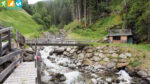 Wasserkraftwerk am Wanderweg 7a zu den Reinswalder Mühlen (Unterreinswald, Südtirol, Italien)