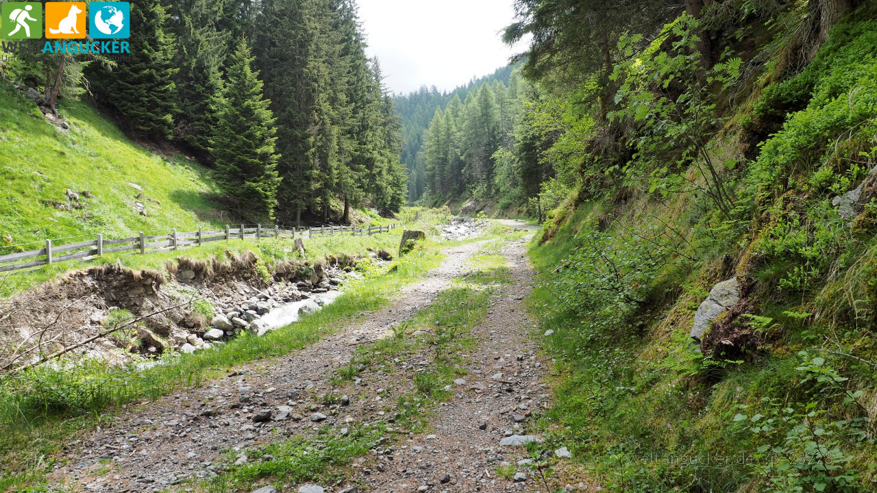 2/14 - Wanderweg 7a zu den Reinswalder Mühlen (Sarntal, Südtirol, Italien)