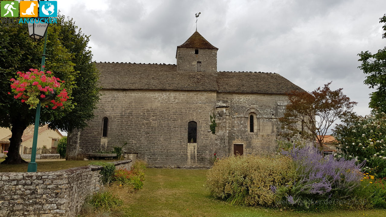 Église Saint-Léger in Champagné-le-Sec (Vienne, Nouvelle Aquitaine, Frankreich)