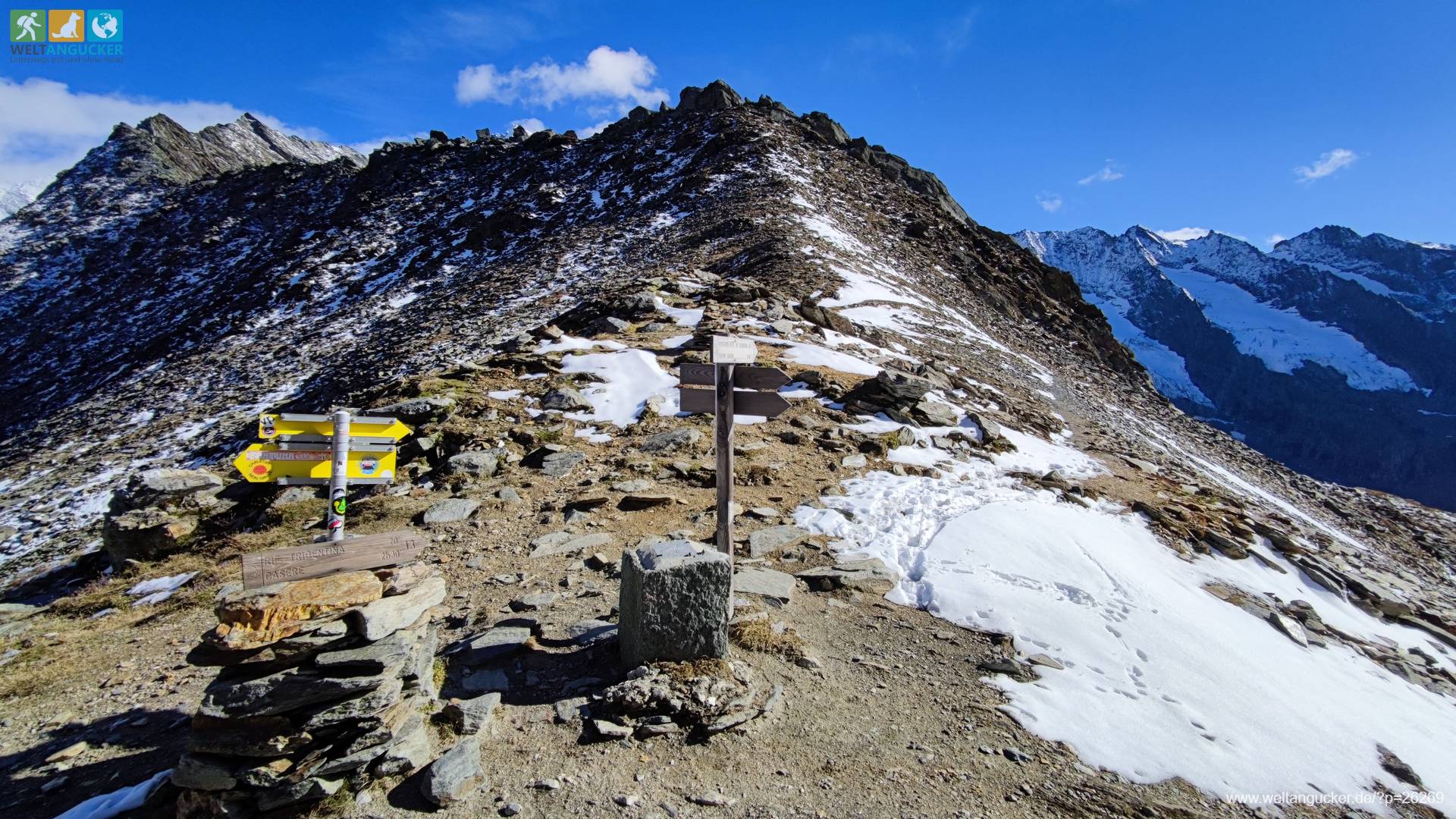 Grenzpass Birnlücke im Naturpark Rieserferner-Ahrn