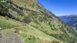 Ferleiten - Blick auf die Walcher Grundalm vom Wasserfall Erlebnisweg Wanderweg 3D