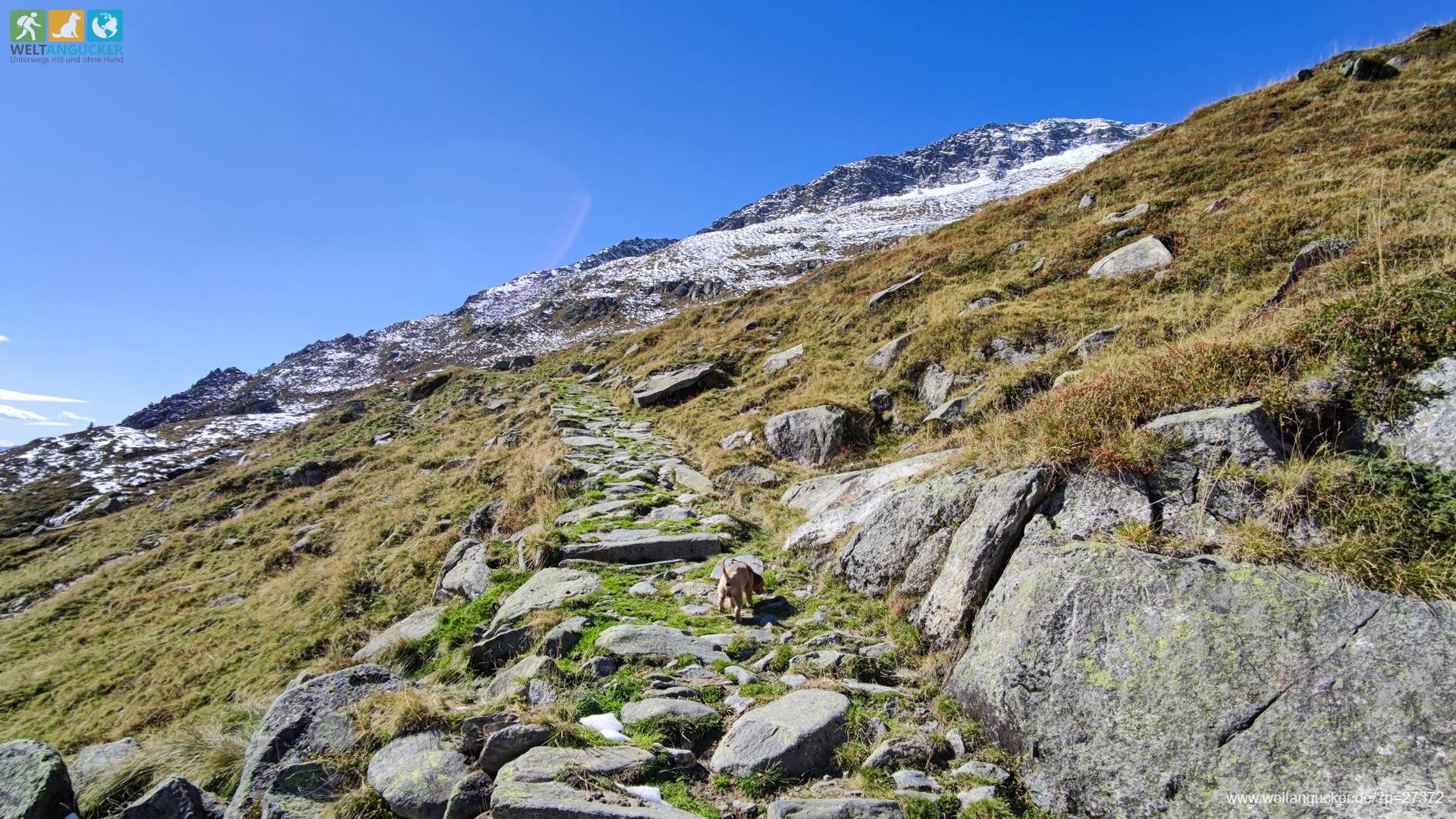 2/10 - Krimmler Tauernweg zum Krimmler Tauern Pass im Südtiroler Naturpark Rieserferner-Ahrn